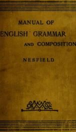 Manual of English grammar and composition_cover
