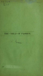 The child of passion: a poem_cover