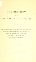 The life story of an American airman in France_cover