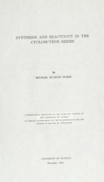 Synthesis and reactivity in the cyclobutene series_cover