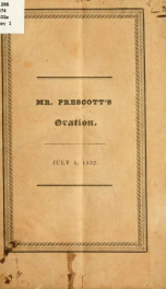 An oration: delivered before the officers of the militia, and members of the volunteer companies of Boston and the vicinity, on the Fourth of July, 1832_cover