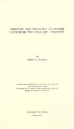 Removal and recovery of sulfur dioxide in the pulp mill industry_cover