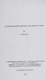 A coupled discrete spectral wave hindcast model_cover