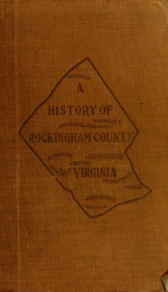 A history of Rockingham county, Virginia_cover