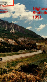 Highway statistics 1991_cover