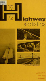 Highway statistics 1972_cover