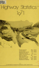 Highway statistics 1971_cover