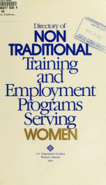 Directory of non traditional training and employment programs serving women_cover