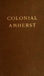 Colonial Amherst;_cover