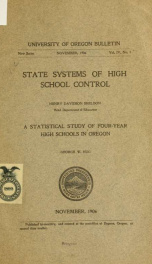 State systems of high school control_cover