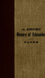 A short history of education;_cover