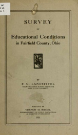 Survey of educational conditions in Fairfield county, Ohio_cover