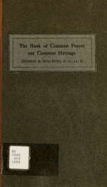 The Book of common prayer, our common heritage_cover