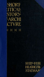 A short critical history of architecture_cover