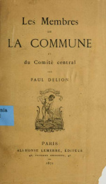 Les membres de la Commune et du Comite central_cover