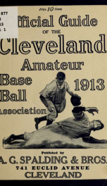 Official guide of the Cleveland amateur base ball association_cover