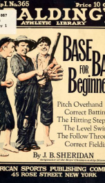 Base ball for beginners.._cover