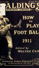 Spalding's how to play foot ball;_cover