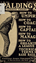 How to umpire; how to captain a team; how to manage a team; how to coach;_cover