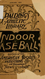 Constitution, by-laws and playing rules of the Association of indoor base ball clubs_cover