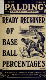 Ready reckoner of base ball percentages_cover