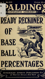 Ready reckoner of base ball percentages_cover