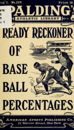 Ready reckoner of base ball percentages_cover