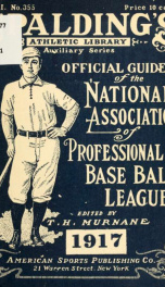 Official guide of the National association of professional base ball leagues for 1901-1904_cover