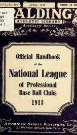 Official guide of the National association of professional base ball leagues for 1901-1904_cover