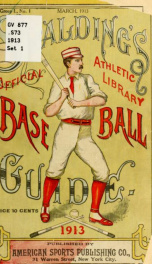 Spalding's base ball guide, and official league book for ... : a complete hand book of the national game of base ball .._cover