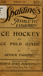 Official rules for ice hockey, speed skating, figure skating and curling_cover