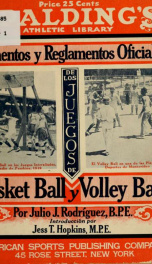 Elementos y reglamentos oficiales de los juegos de basket ball y volley ball_cover