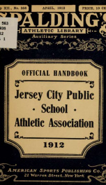 Official handbook, Jersey City public school athletic association_cover