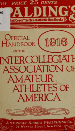 Constitution, by-laws and laws of athletics .._cover