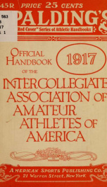 Constitution, by-laws and laws of athletics .._cover