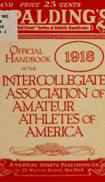 Constitution, by-laws and laws of athletics .._cover