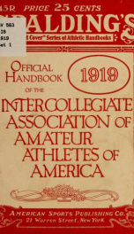 Constitution, by-laws and laws of athletics .._cover