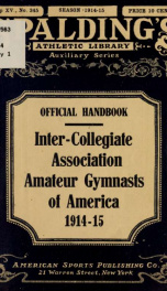 Constitution, by-laws and records of the Association 1899-1914_cover