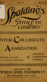 Constitution, by-laws and laws of athletics .._cover