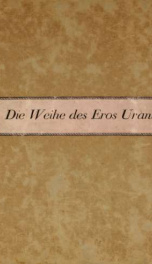 Die Weihe des Eros Uranios. Ein festlicher Aufzug mit Tänzen_cover