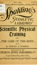 Scientific physical training. The care of the body_cover