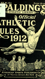 Official athletic rules and official handbook .._cover