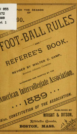 The Official National Collegiate Athletic Association football guide. The official rules book and record book of college football_cover
