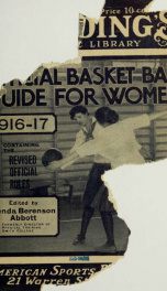 Basketball guide, with official rules and standards_cover