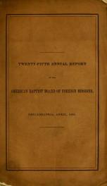 Annual report of the American Baptist Board of Foreign Missions_cover