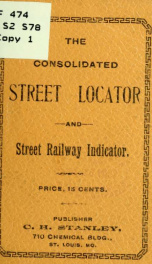 The consolidated street locator and street railway indicator_cover