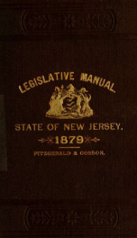Manual of the Legislature of New Jersey 1879_cover
