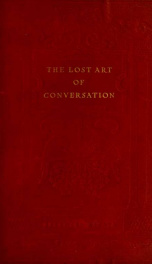 The lost art of conversation;_cover