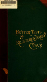 Butter tests of registered Jersey cows n.s. v.2 1891_cover