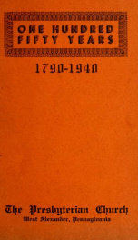One hundred fifty years, 1790-1940_cover